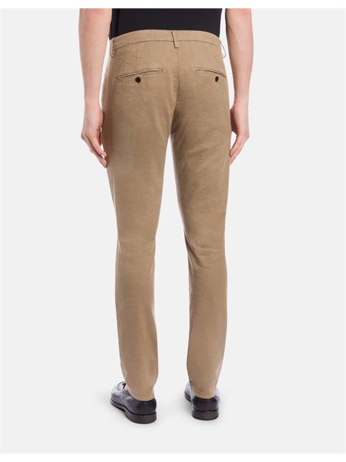 pantalone gaubert in lino Dondup | UP235 LS0004U BM5733