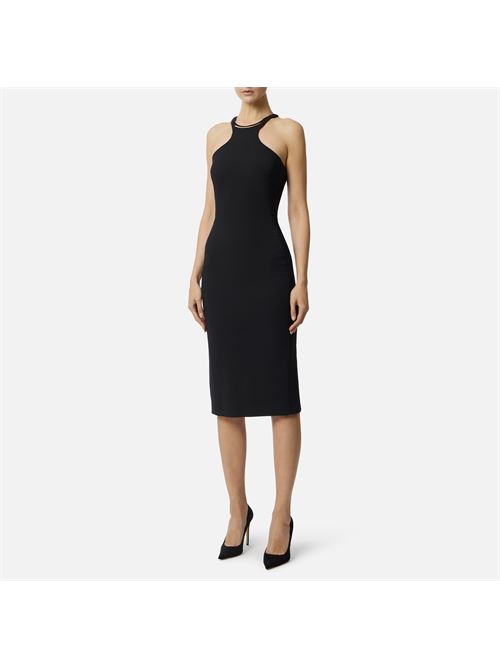 Abito in crêpe leggero con dettaglio gioiello Elisabetta Franchi | AB91761E2110