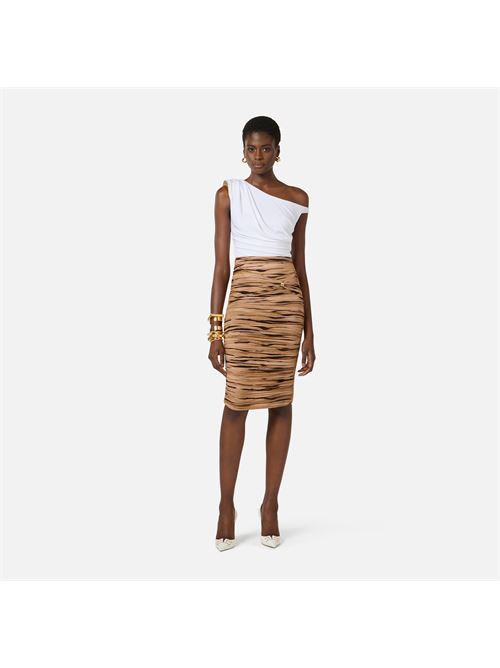 body in jersey con spalla gioiello Elisabetta Franchi | BO01361E2360