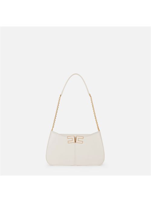 borsa a spalla con dettaglio logo Elisabetta Franchi | BS93A61E2360