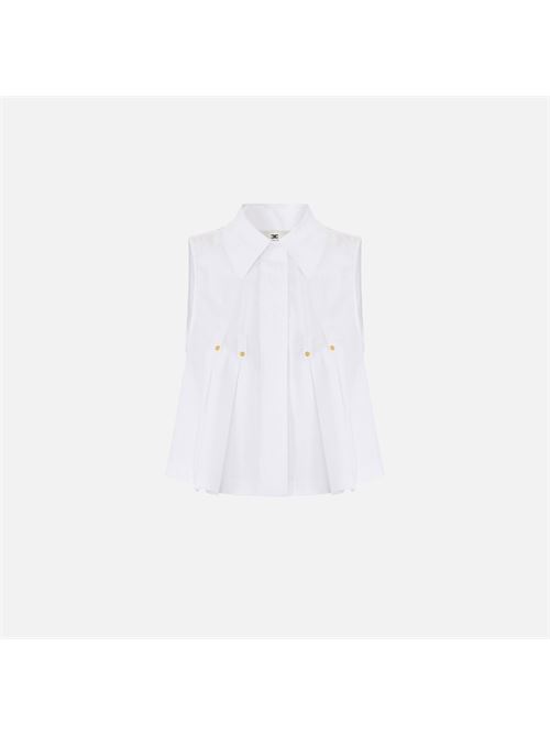 camicia in popeline di cotone Elisabetta Franchi | CA16362E2100