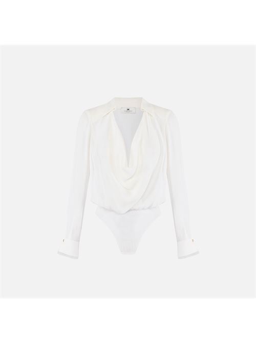 Body in georgette di viscosa Elisabetta Franchi | CB00261E2360