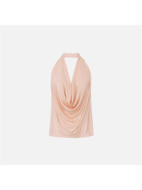 top in jersey di viscosa lucida Elisabetta Franchi | CN00861E2EA1
