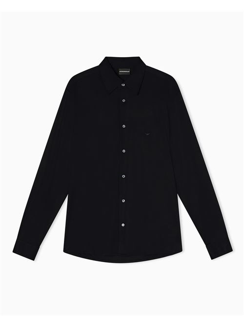 camicia slim fit in jersey misto lyocell Emporio Armani | EM004604 AF10017UC001