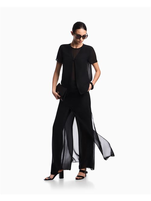 gonna pantalone in tecno georgette Emporio Armani | EW003212 AF10209UC001