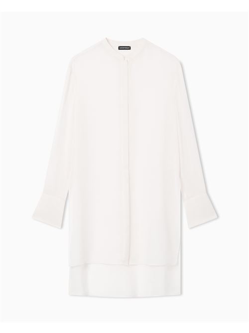 maxi camicia in tecno georgette Emporio Armani | EW003213 AF10209U1058
