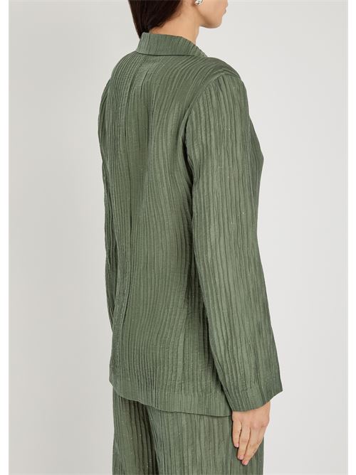 giacca monopetto in creponne plissé sparkling Emporio Armani | EW003445 AF220830F7010