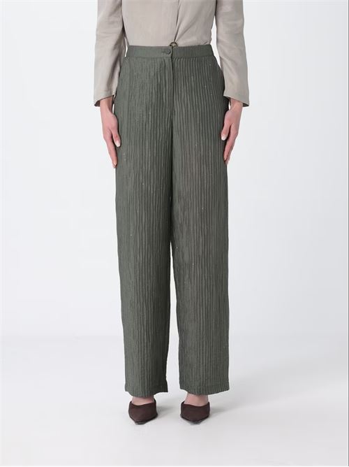 pantaloni in creponne plissé sparkling Emporio Armani | EW003446 AF20830F1010
