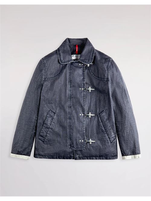 4 ganci in tela di lino délavé - fay archive Fay | MAM1352101TZD2U807