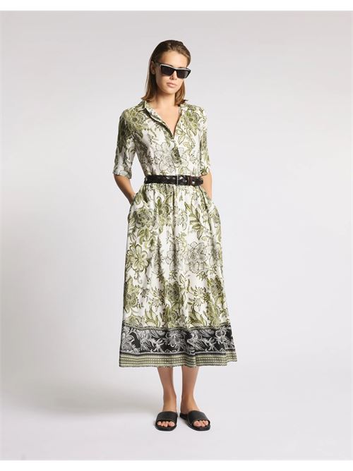 abito chemisier in twill di viscosa Fay | N8WE3525540ZGI7D51