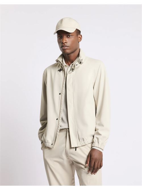 bomber corto travel in nylon stretch Fay | NAM1252047SVUWC205