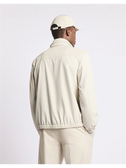 bomber corto travel in nylon stretch Fay | NAM1252047SVUWC205