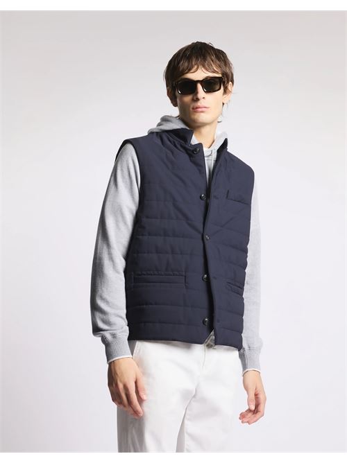 gilet in nylon stretch trapuntato Fay | NAM2052009SZCJU807