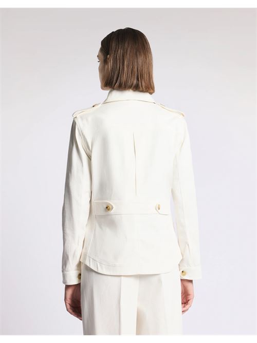 shirt jacket in drill di cotone Fay | NAW0452317SYCZB004