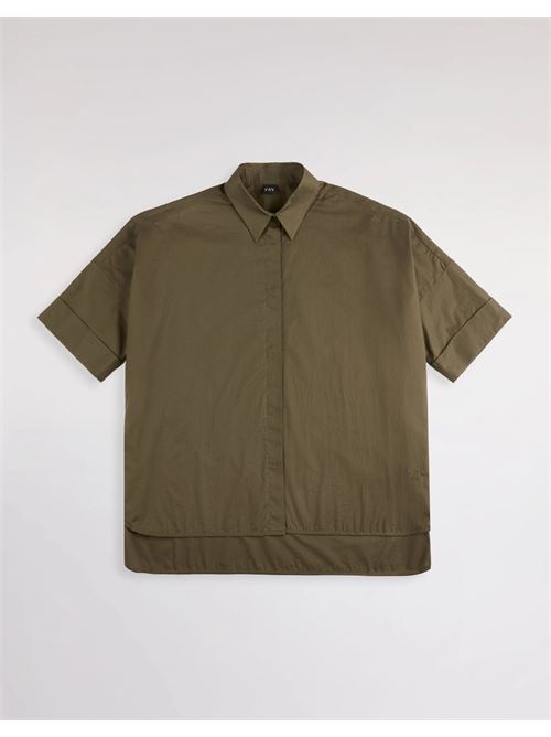 camicia comfort fit in popeline stretch Fay | NCWA552552SZGRV613