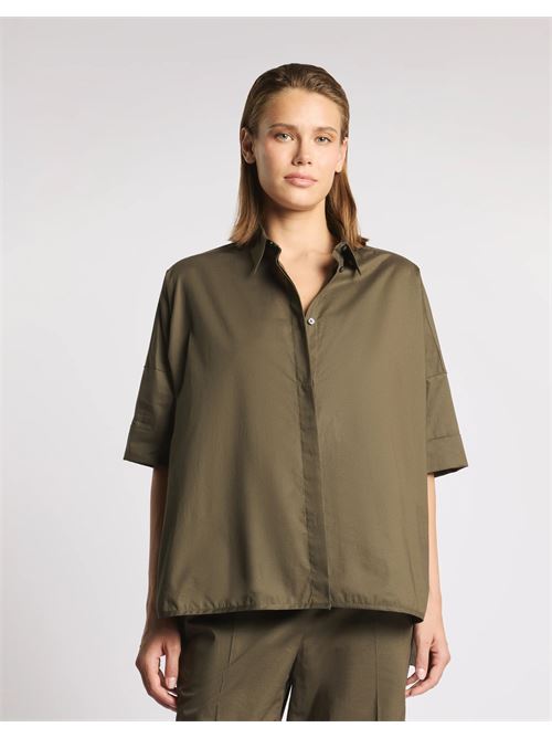 camicia comfort fit in popeline stretch Fay | NCWA552552SZGRV613