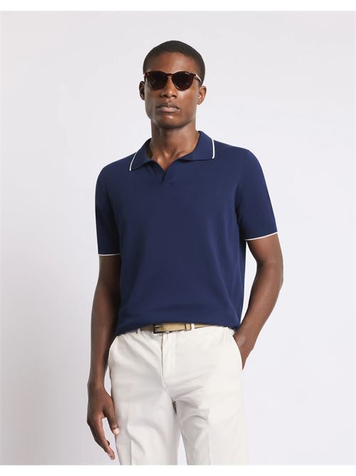 maglia polo in cotone mezza manica Fay | NMMC1521740VHY0535