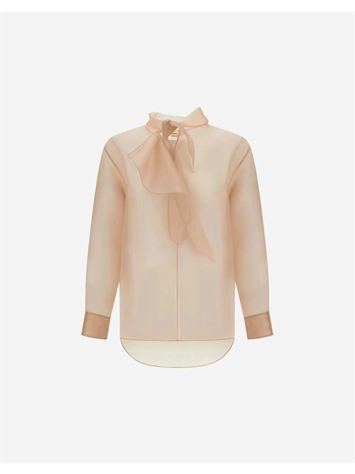 top in mulberry silk organza Herno | BL000047D 160144035