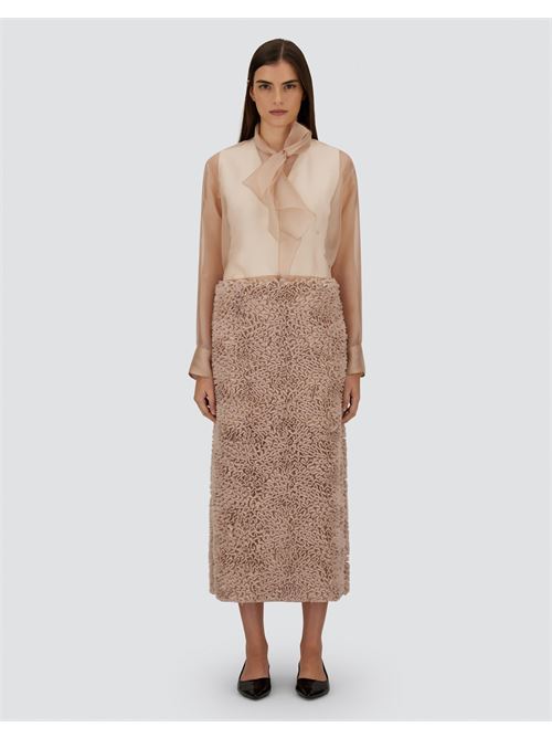 top in mulberry silk organza Herno | BL000047D 160144035