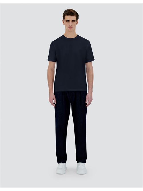 t-shirt in superfine cotton stretch Herno | JG000174U 520039200
