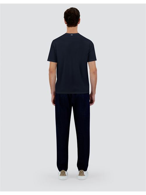 t-shirt in superfine cotton stretch Herno | JG000174U 520039200