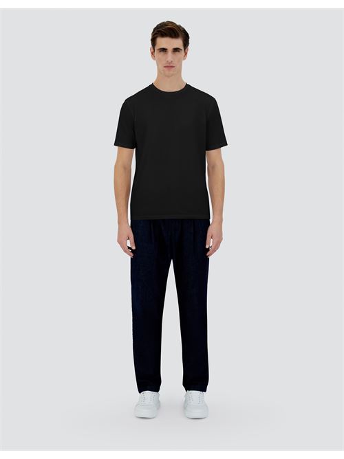 t-shirt in superfine cotton stretch Herno | JG000174U 520039300