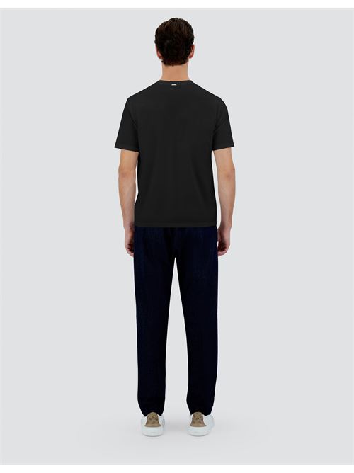 t-shirt in superfine cotton stretch Herno | JG000174U 520039300