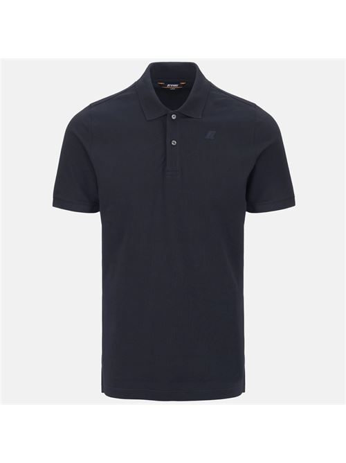 polo shirt piquè stretch uomo per uso cittadino K-way | K5127BWK89