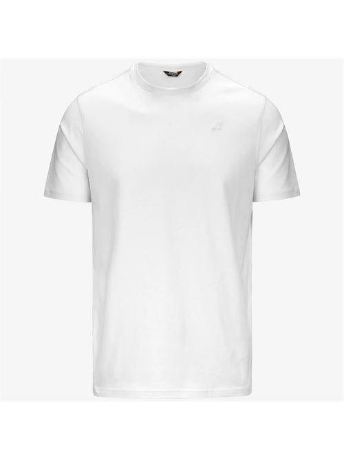 t-shirt in cotone slim fit uomo per uso quotidiano K-way | K7125UW001