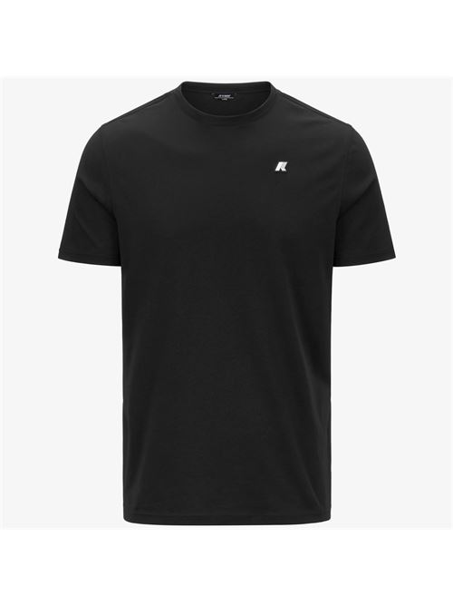 t-shirt in cotone slim fit uomo per uso quotidiano K-way | K7125UWUSY