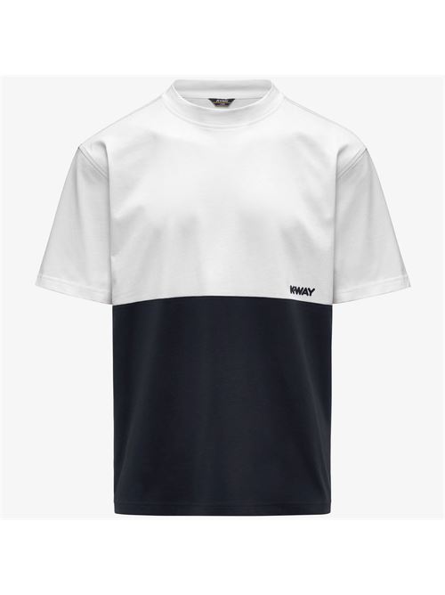 t-shirt bicolor K-way | K71355WALC