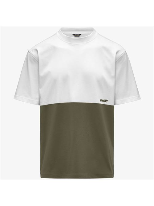 t-shirt bicolor K-way | K71355WCOD