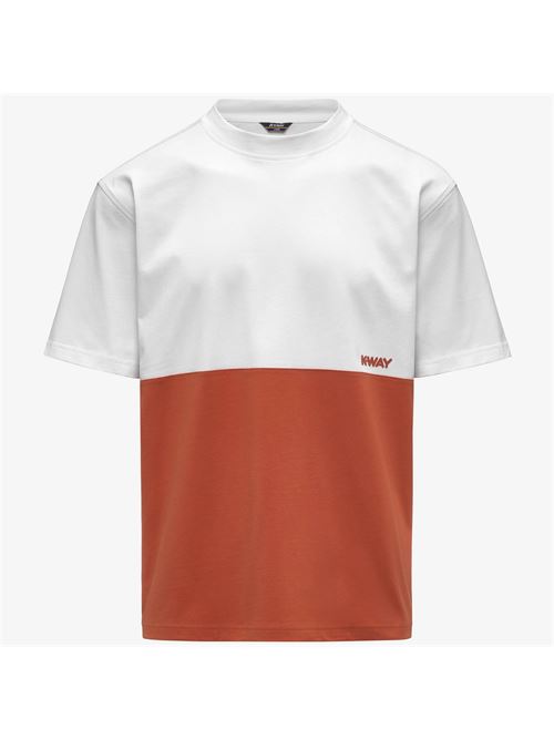 t-shirt bicolor K-way | K71355WCOJ