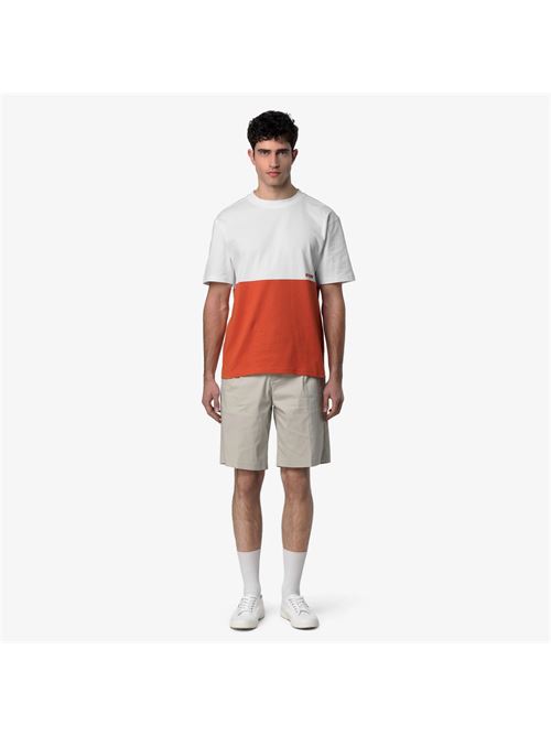 t-shirt bicolor K-way | K71355WCOJ