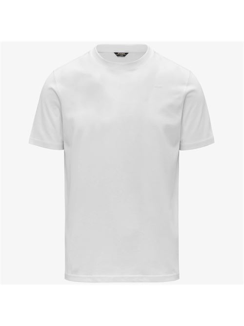 t-shirt basica logata K-way | K81489W001