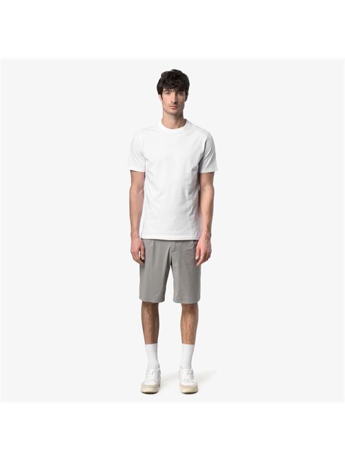 t-shirt basica logata K-way | K81489W001