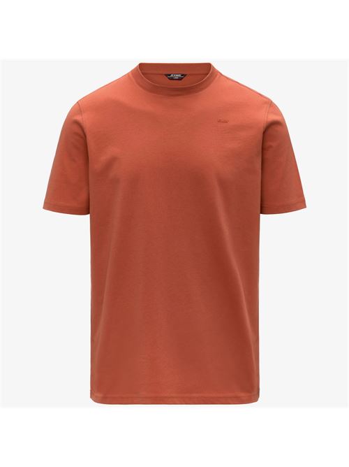 t-shirt basica logata K-way | K81489W896