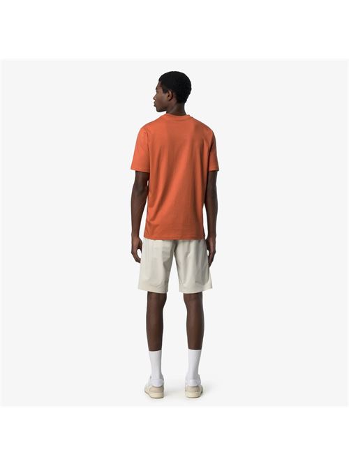 t-shirt basica logata K-way | K81489W896