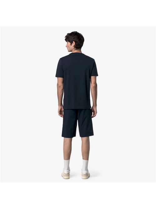 t-shirt basica logata K-way | K81489WK89