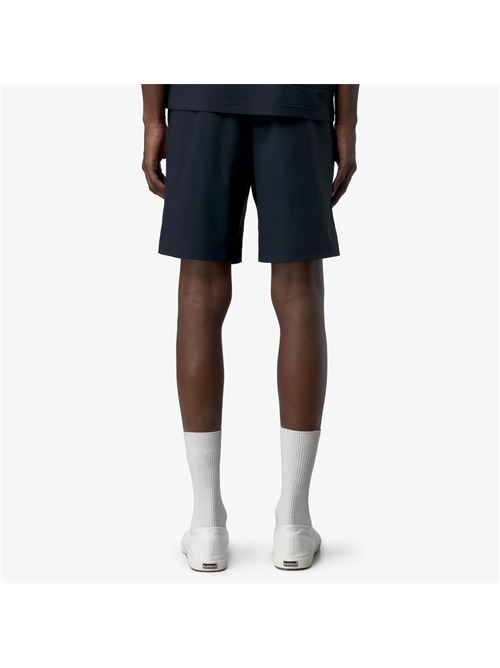 pantaloncini da viaggio unisex blu con design ripiegabile K-way | K8151VWK89