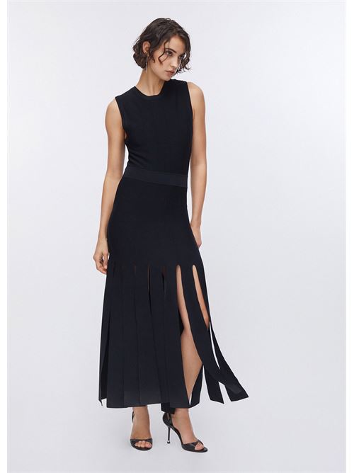 abito in maglia con frange Liu Jo | CA6349 MS55N22222