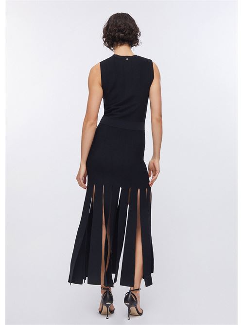 abito in maglia con frange Liu Jo | CA6349 MS55N22222