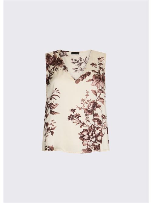 top in raso stampato Liu Jo | CA6384 TS061P9654
