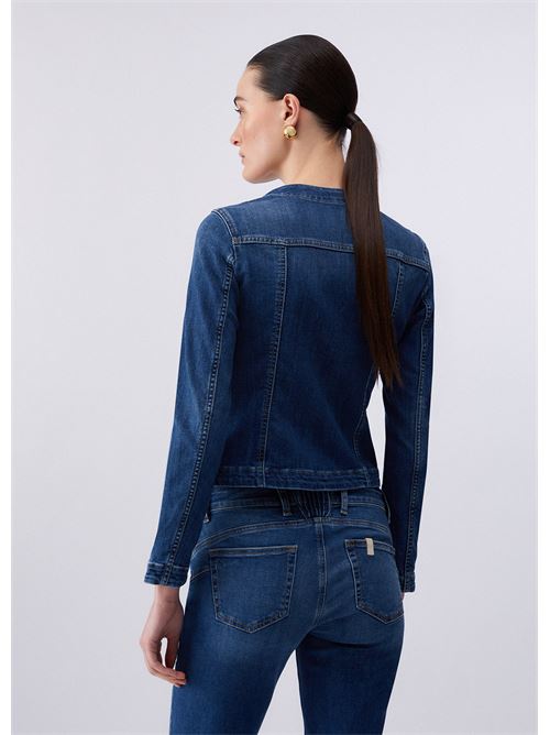 giacca in denim con bottoni logati Liu Jo | UA6260 D027578988