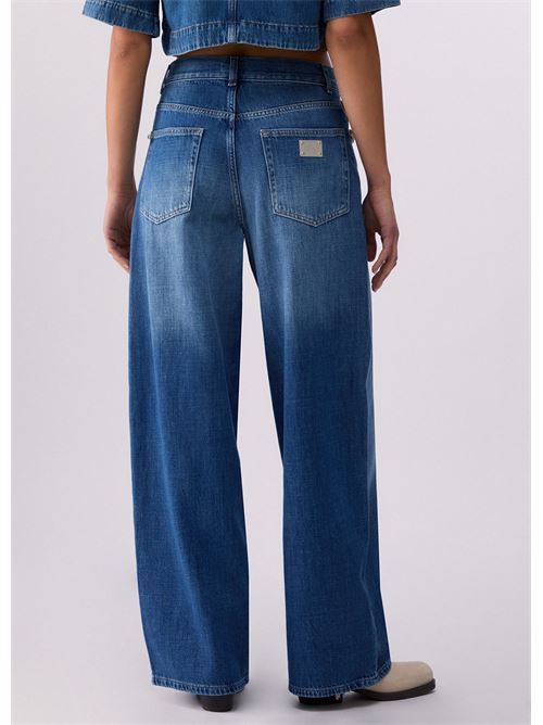 jeans flare con applicazioni gioiello Liu Jo | UA6265 DS08279034