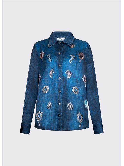 camicia con stampa digitale Liu Jo | UA6343 T595879045