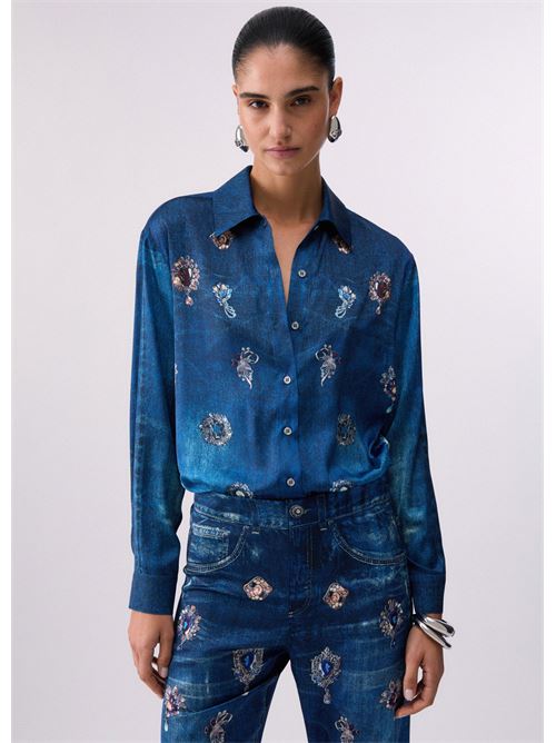 camicia con stampa digitale Liu Jo | UA6343 T595879045