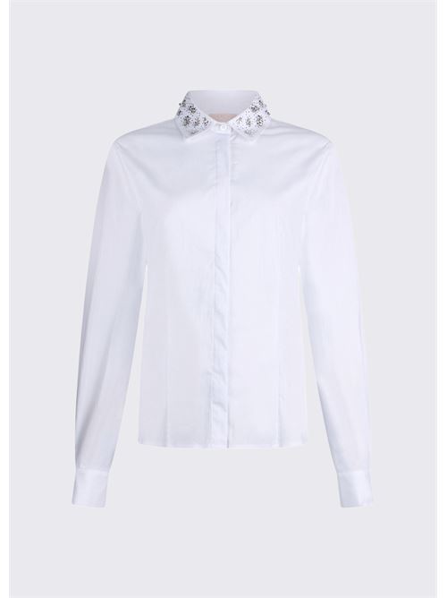 camicia con ricami gioiello Liu Jo | WA6111 T039A11111
