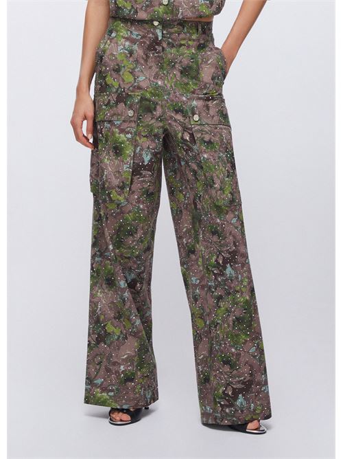 pantalone con stampa Liu Jo | WA6125 T433AP9360