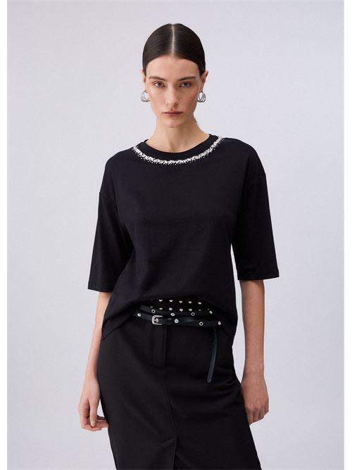 t-shirt con applicazioni Liu Jo | WA6128 JS904P9320